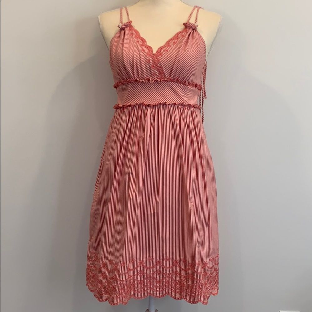 BCBG MAXAZRIA Striped Dress